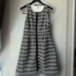 Anthropologie Leifsdottir Tonnelle Geometric Textured Sleeveless Dress | 6